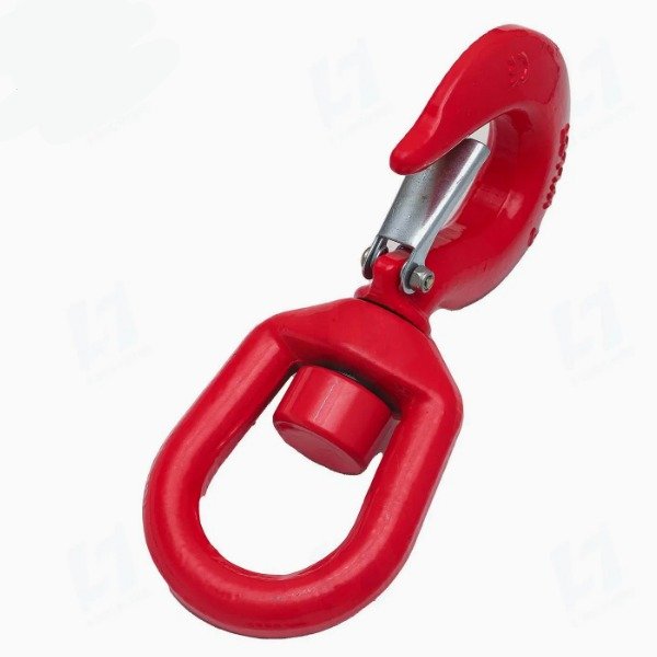 322A 322C US Type Lifting Swivel Self-locking Hook with Safety Latch - Image 4