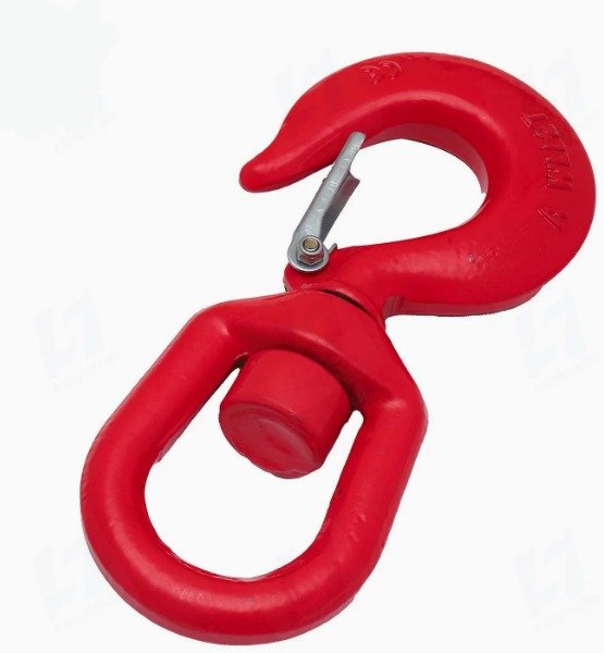 322A 322C US Type Lifting Swivel Self-locking Hook with Safety Latch - Image 3
