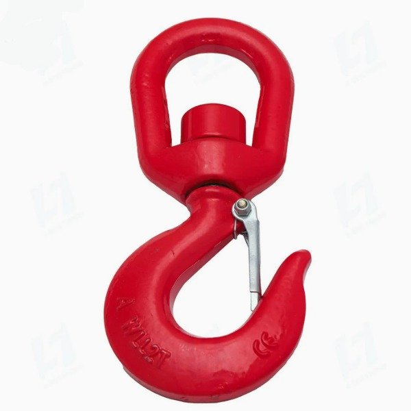 322A 322C US Type Lifting Swivel Self-locking Hook with Safety Latch - Image 2