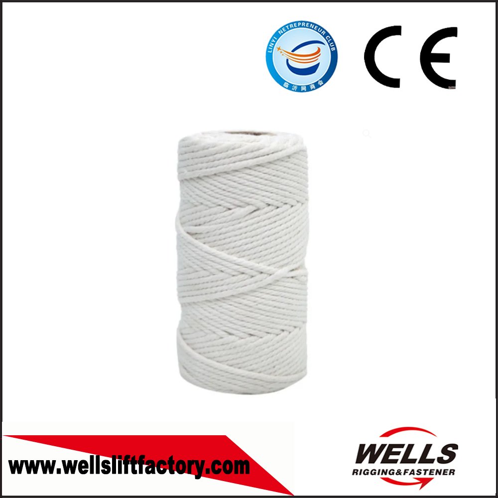 4-20mm Braided Cotton Rope, Pure cotton rope