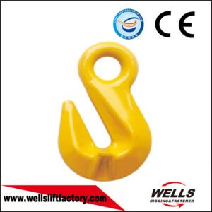 G80 Alloy Steel Eye Type Shortening Grab Hook with Wings
