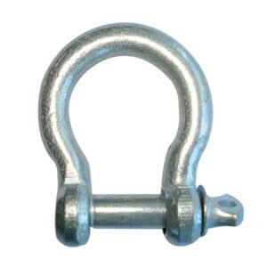Commercial European Type Galvanized Bow Shackle with Screw Pin