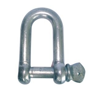 Commercial European Type Galvanized Dee Shackle with Screw Pin