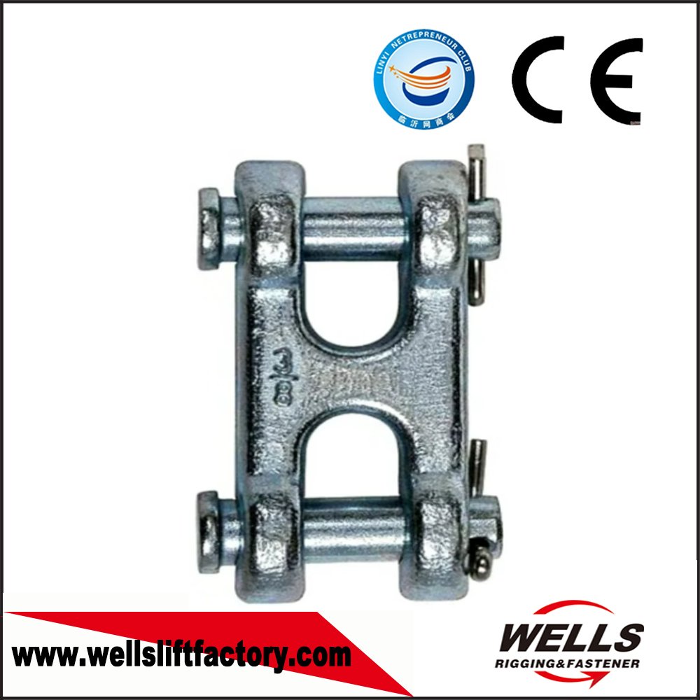 Forged Chain Fitting S249 Alloy Steel H Type Twin Clevis Link