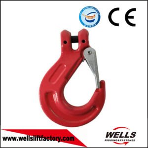 G80 Forged Alloy Steel with Latch Clevis Sling Hook