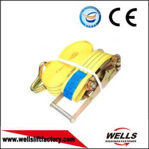 High Strength 4inch 10000kg Retractable Cargo Lashing Strap Ratchet Tie Down