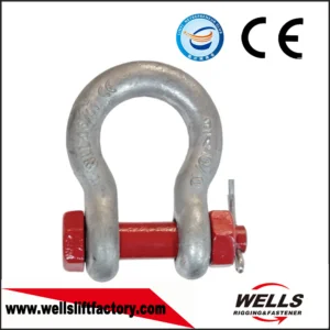 US Type High Tenile Forged Safety Bolt Anchor WELLS Shackle G2130