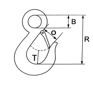 eye hooks with latch