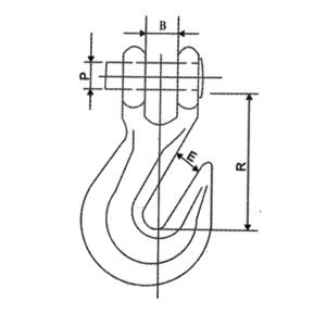 A330/H330 Type Clevis Grab Hook Carbon/Alloy Steel